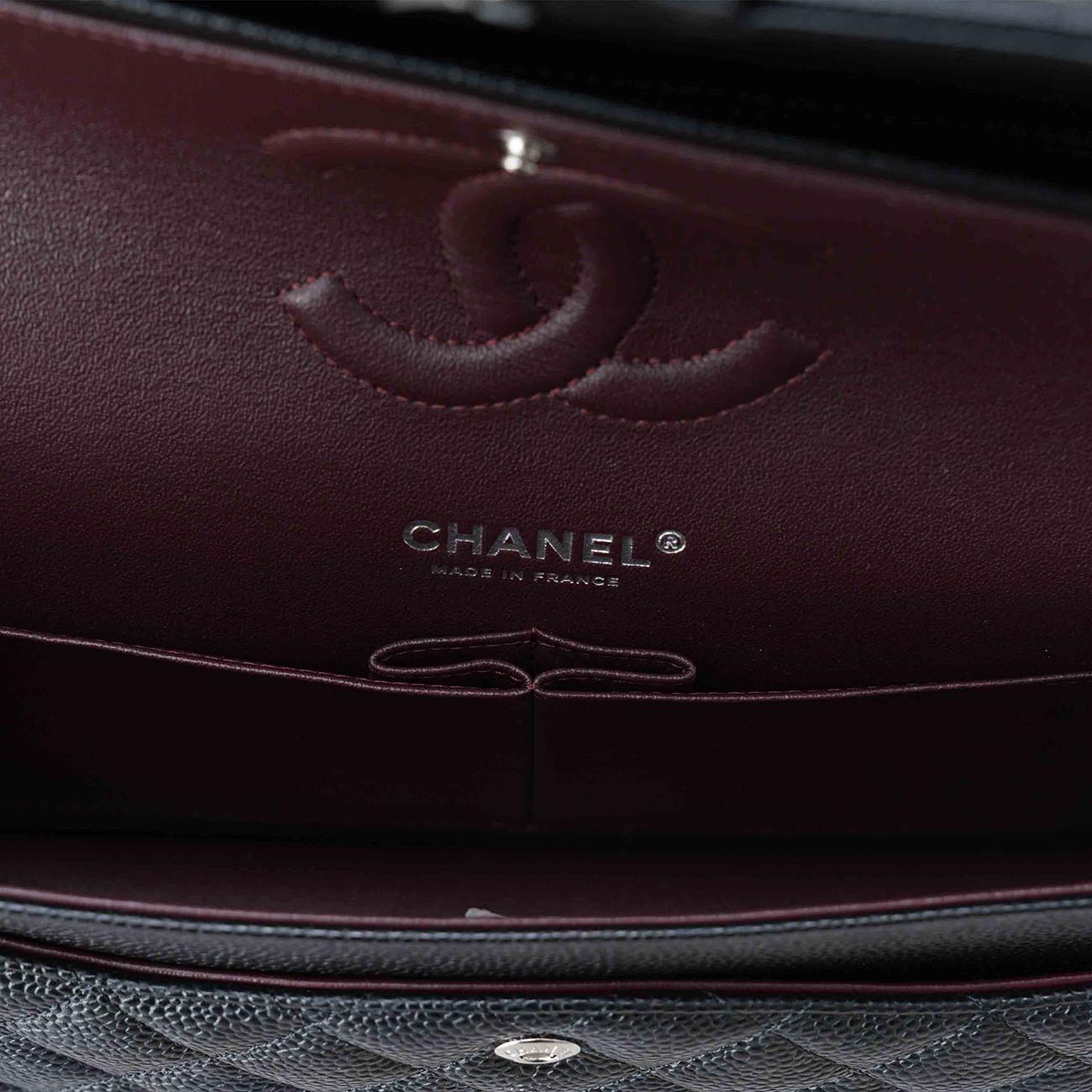 CHANEL(USED)샤넬 A01112 캐비어 클래식 미듐 플랩백